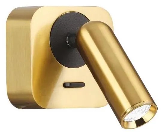 Spot LED de perete Ideal Lux BEAN LED/3W/230V CRI 90 auriu