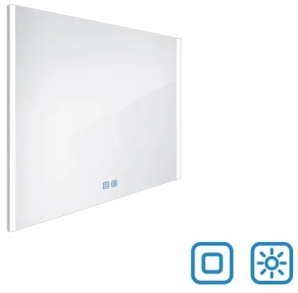 NIMCO ZP 11003VX - Oglindă LED pentru baie cu iluminare integrată, 3000-6500K, 70x80 cm, IP44