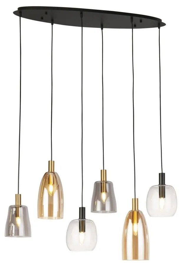 Lustra cu 6 pendule design modern Divine