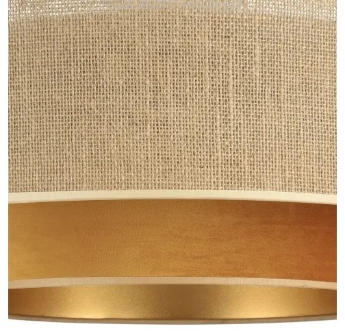 Pendul pe cablu SARTA 1xE27/60W/230V cupru/iută