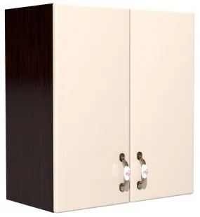 Corp superior 60 cu 2 usi pentru hota telescopica Zebra MDF vanilie simplu