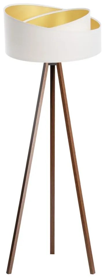 Lampă de podea GALAXY 1xE27/60W/230V alb/wenge