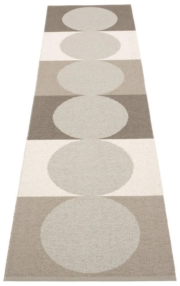 Covor tip traversă pentru interior și exterior gri/crem 70x280 cm Otto Clay – Pappelina