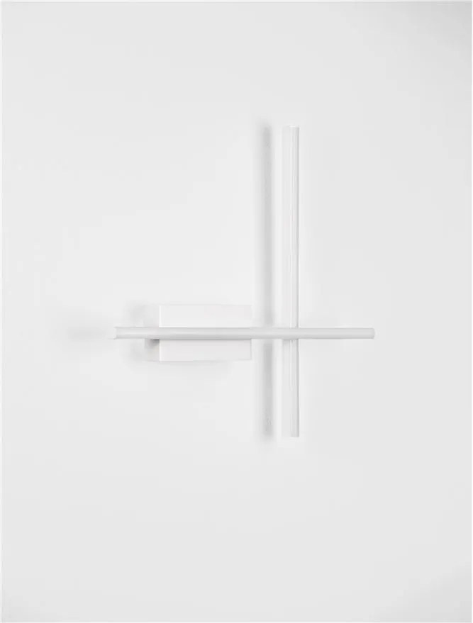 Aplica de perete LED design modern QUAM alb