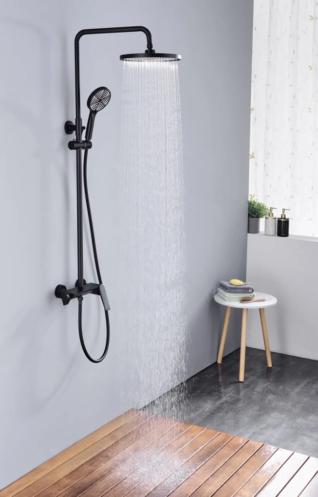Coloana Dus, Negru Mat, Smack 5032
