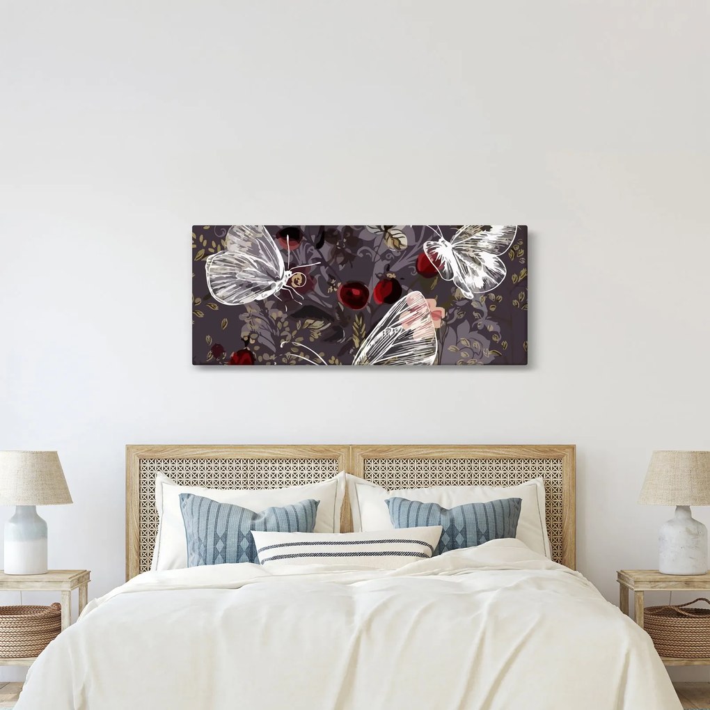 Tablou - Fluture (120x50 cm)