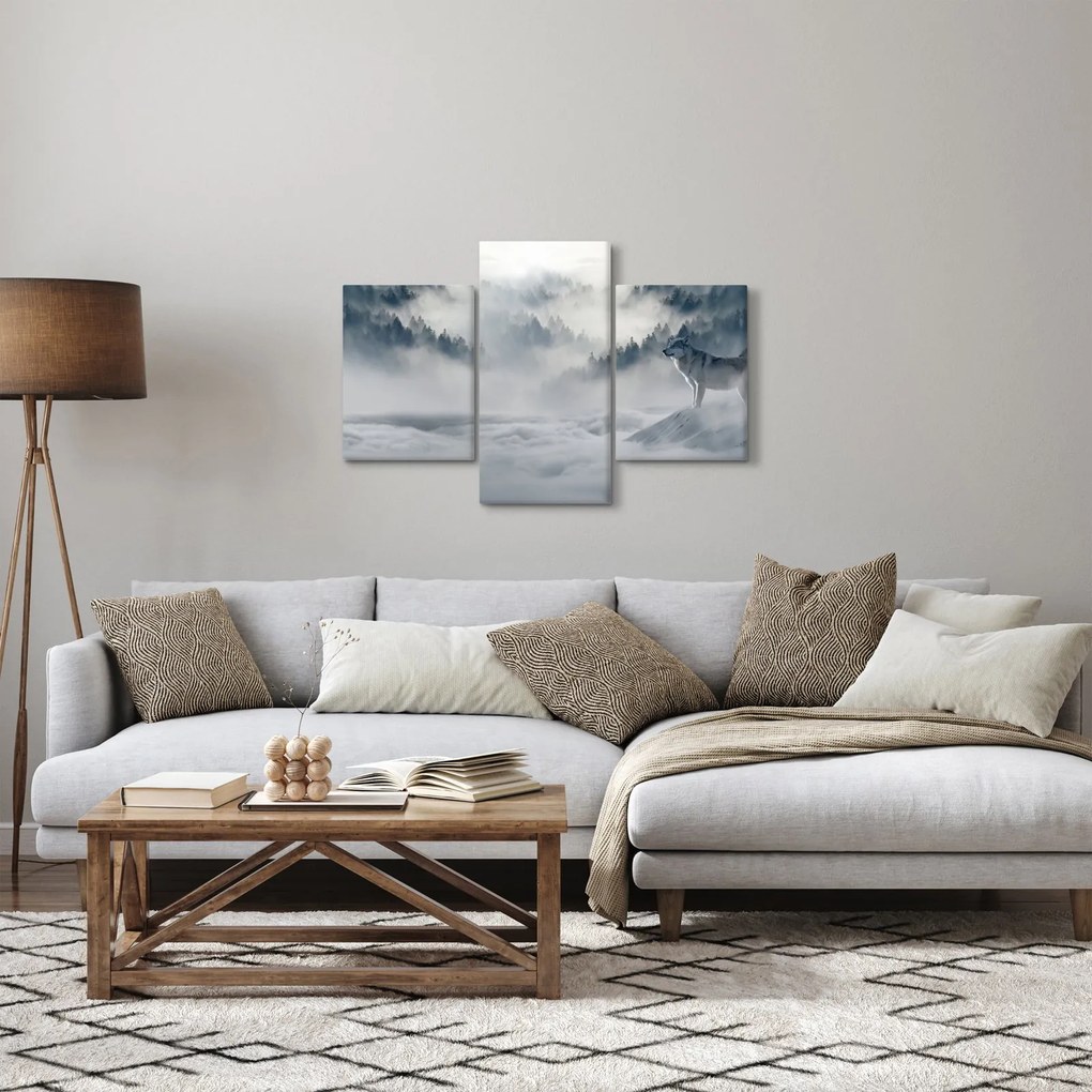 Tablou cu lupi (90x60 cm)