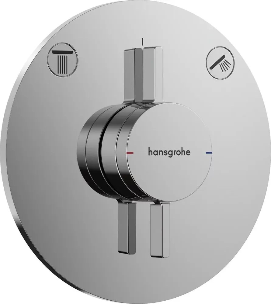 Baterie dus incastrata Hansgrohe DuoTurn S 2 functii