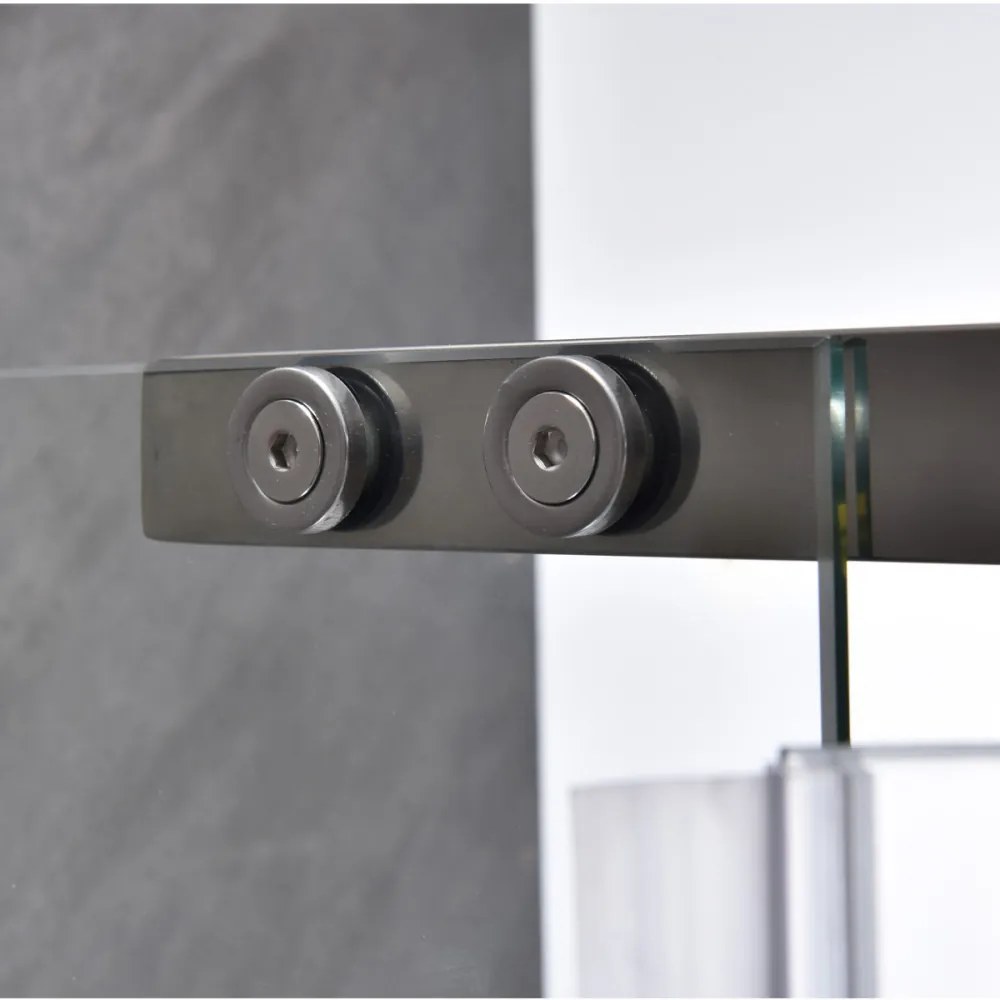 Cabină de duș asimetrică Leziter GALS80120 Galatro cu ușă batantă, 80x120x195 cm