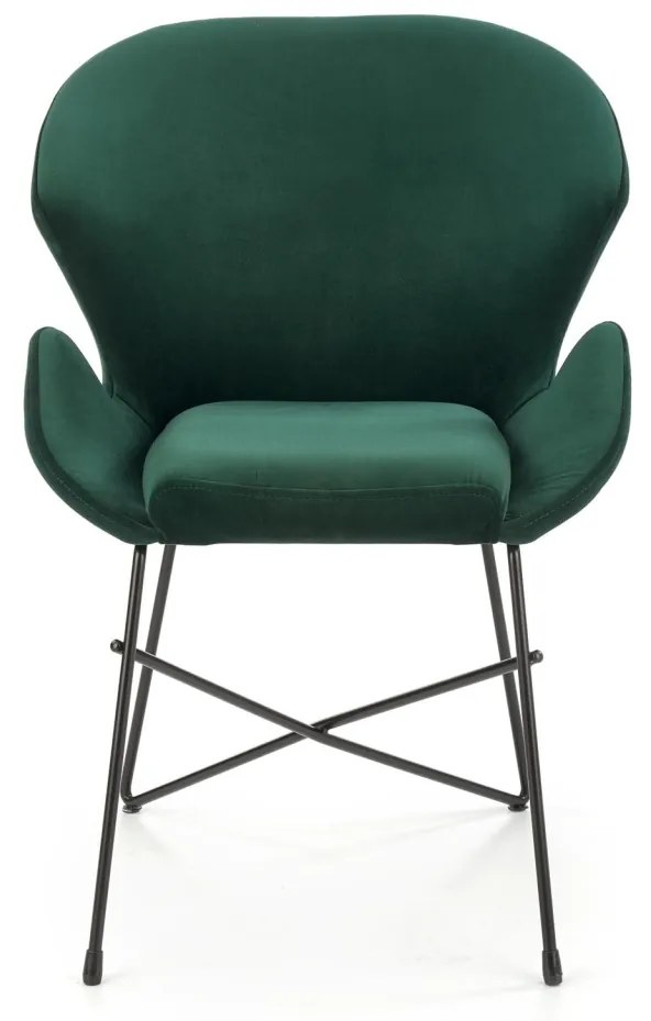 Scaun K458 catifea Verde – H82 cm