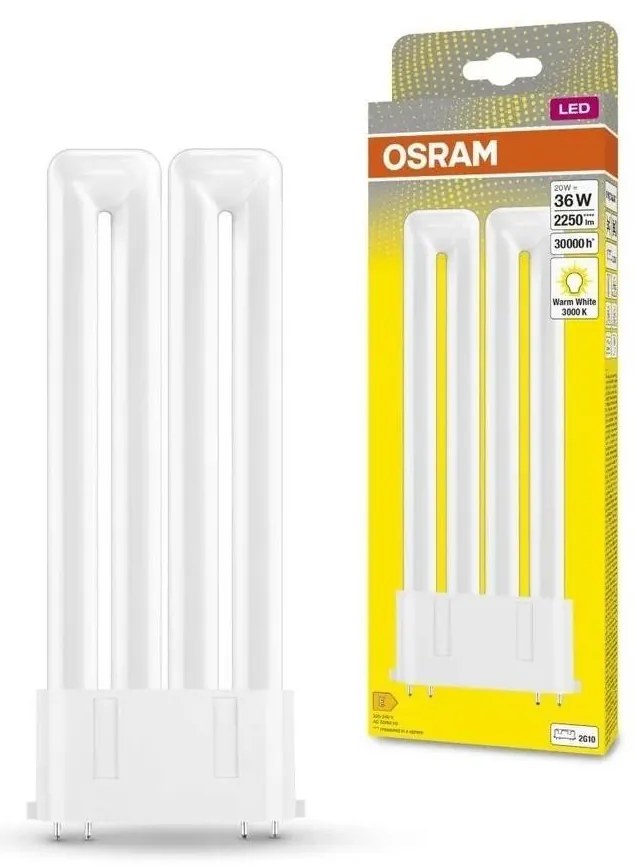 Tub LED fluorescent Osram 2G10/20W/230V 3000K