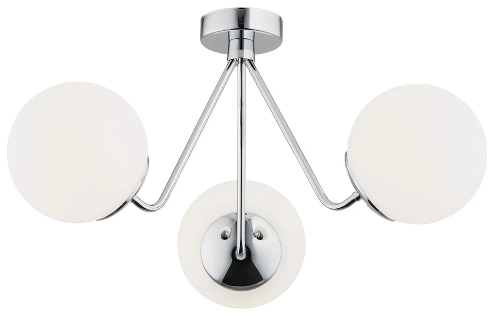 Lustra aplicata design modern minimalist TOMAR crom