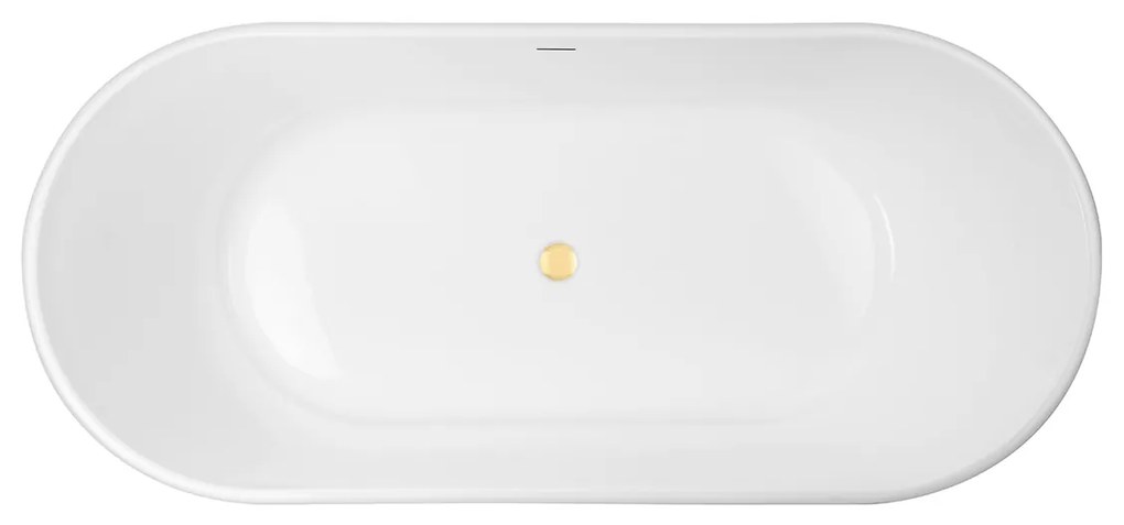 Set cadă freestanding Oltens Inga 12007000, capac pentru dop chiuvetă Oltens 09002800