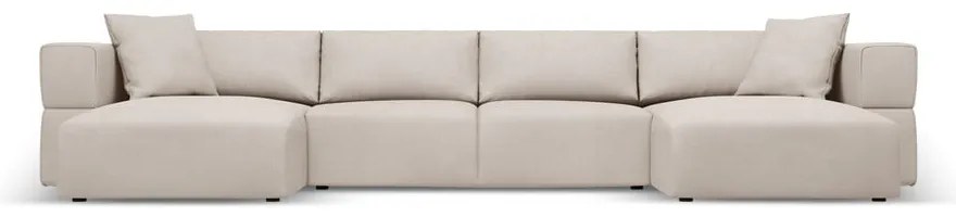 Colțar bej (în formă de "U") Esther – Milo Casa