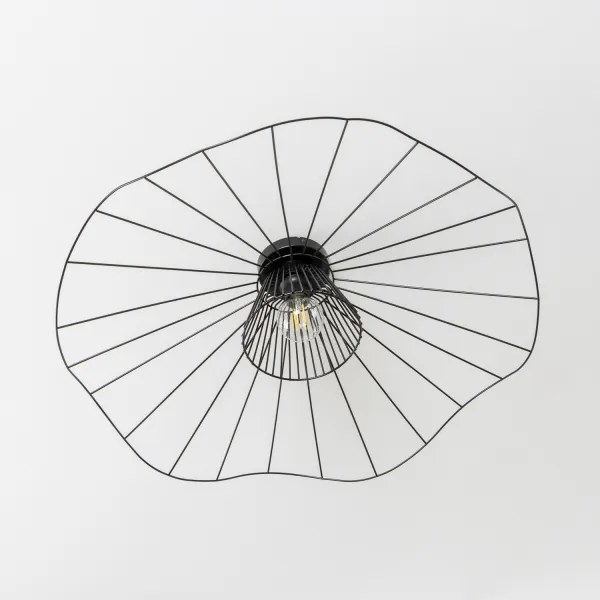 Brilagi - Lustră LED aplicată CERIA WIRE, 1xE27/40W/230V, diametru 80 cm, negru
