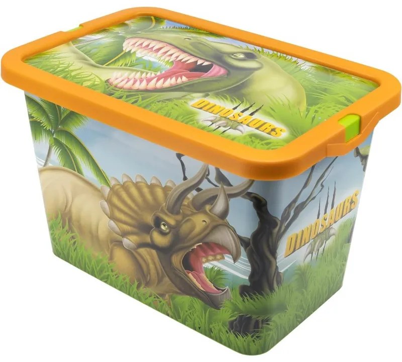 Dinozaur Range cutie de depozitare din plastic 7 L