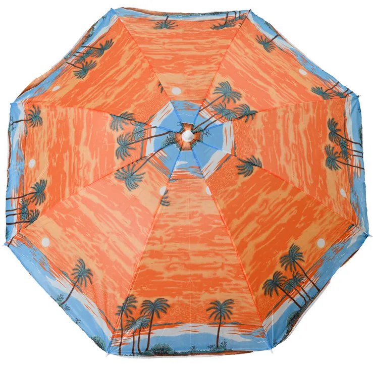 Umbrela de plaja SUNSET BEACH 180 cm, portocalie