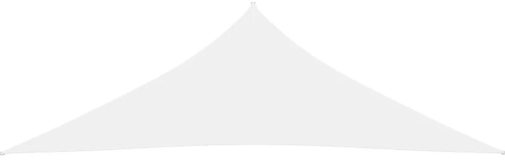 Panza parasolar, alb, 4x4x5,8 m, tesatura oxford, triunghiular Alb, 4 x 4 x 5.8 m