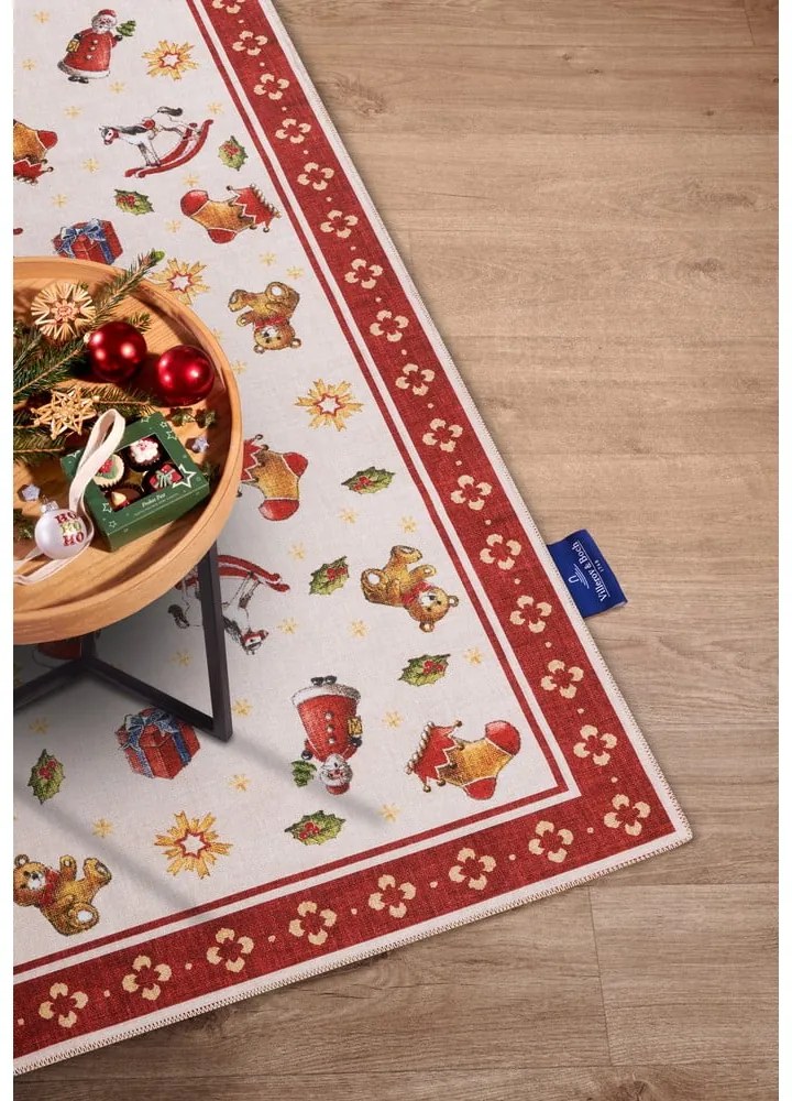 Covor roșu 160x230 cm cu model de Crăciun Red Christmas – Villeroy&amp;Boch