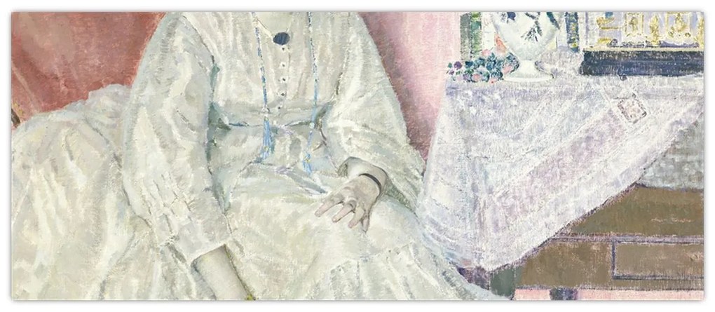 Tablou - Frederick Carl Frieseke, Memories, reproducere (120x50 cm)