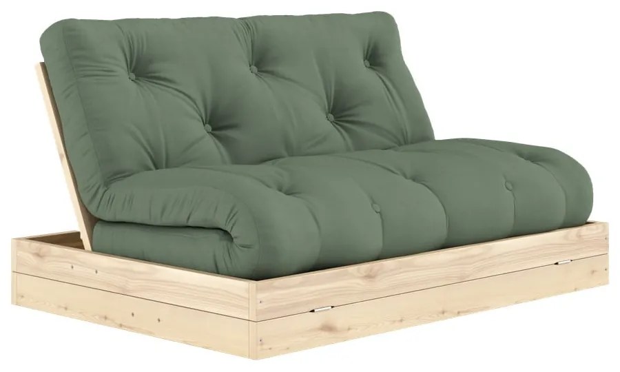 Canapea verde extensibilă 145 cm Flip – Karup Design