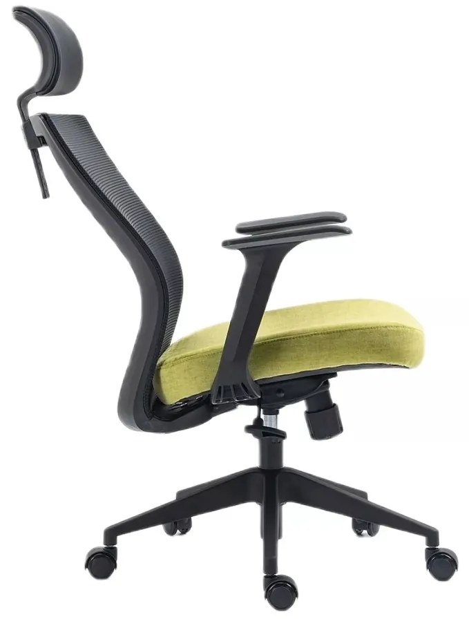 Scaun de birou Q328H negru/verde