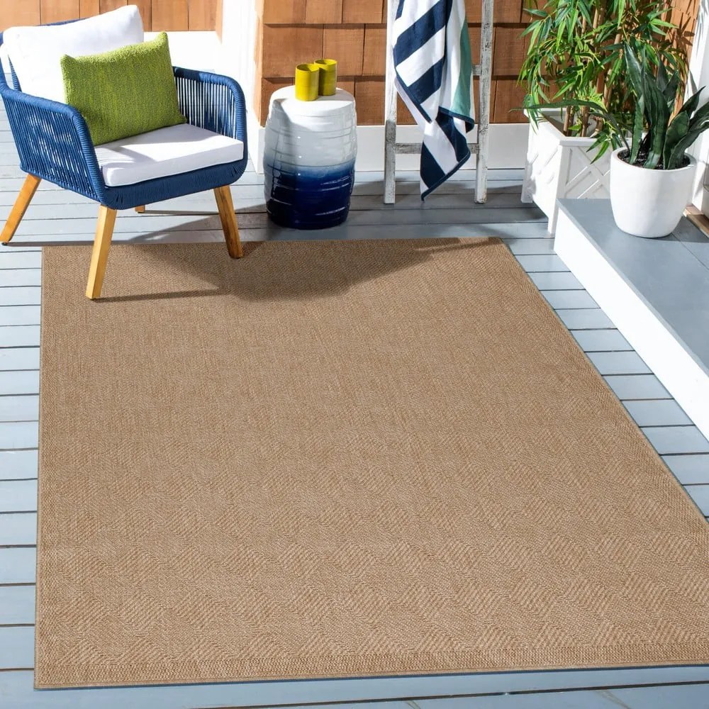 Covor tip traversă de exterior în culoare naturală 80x250 cm Dhaka – Ayyildiz Carpets