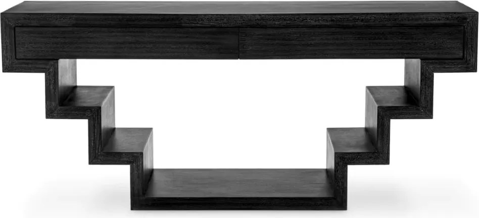 Consola LUX stil avangardist Rialto, gri carbune