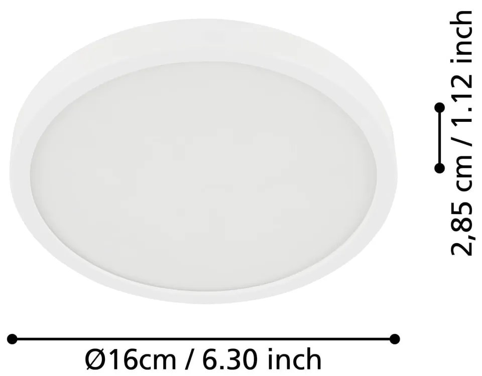 Plafonieră albă LED FUEVA 5 – EGLO