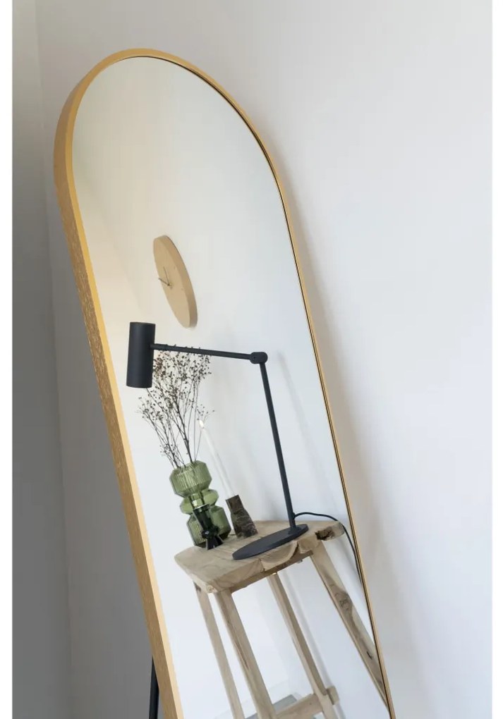 Oglindă Madrid din aluminiu, efect de cupru, 40x150 cm