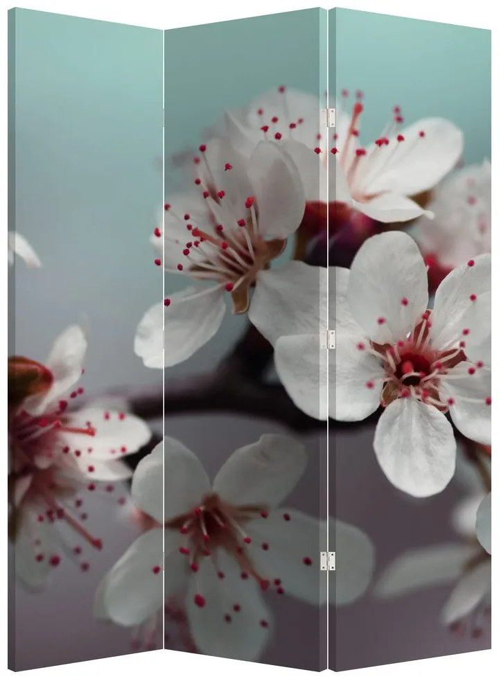 Paravan - Floare - roșie (126x170 cm)