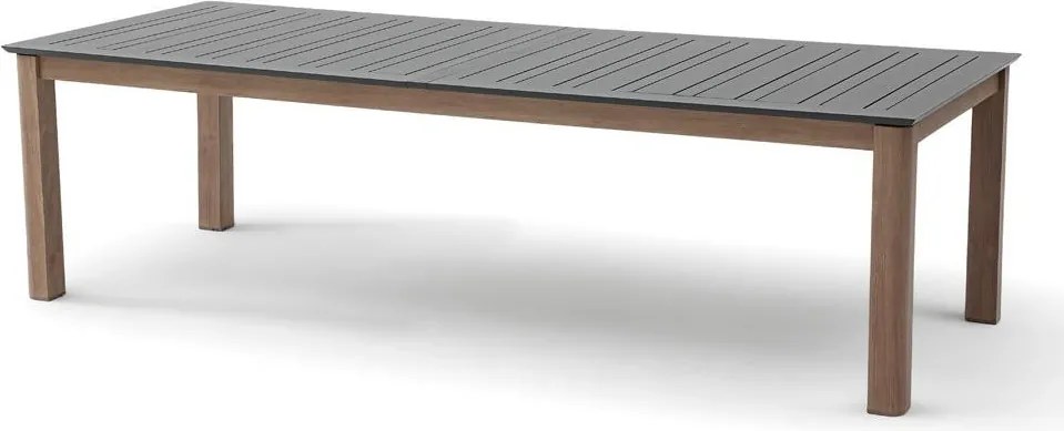 Masă extensibilă din aluminiu Avenberg VALHALLA negru/natural
