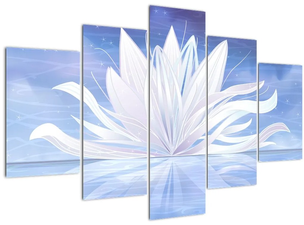 Tablou - Floare de lotus (150x105 cm)