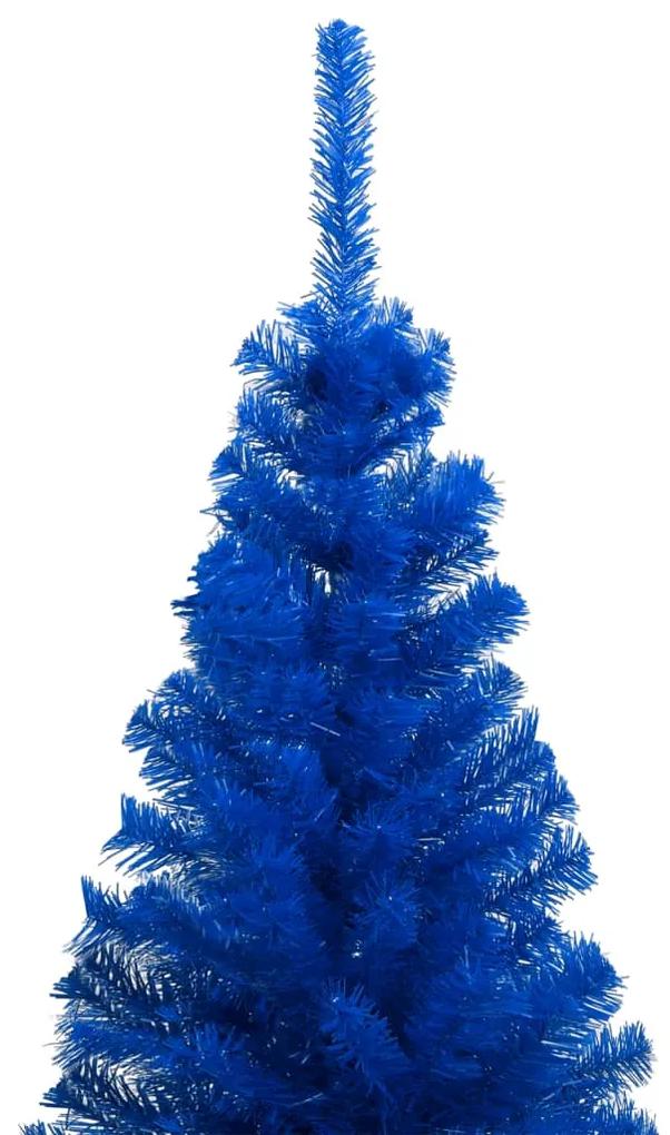 Set pom Craciun artificial LED-urigloburi albastru 240cm PVC 1, blue and rose, 240 cm