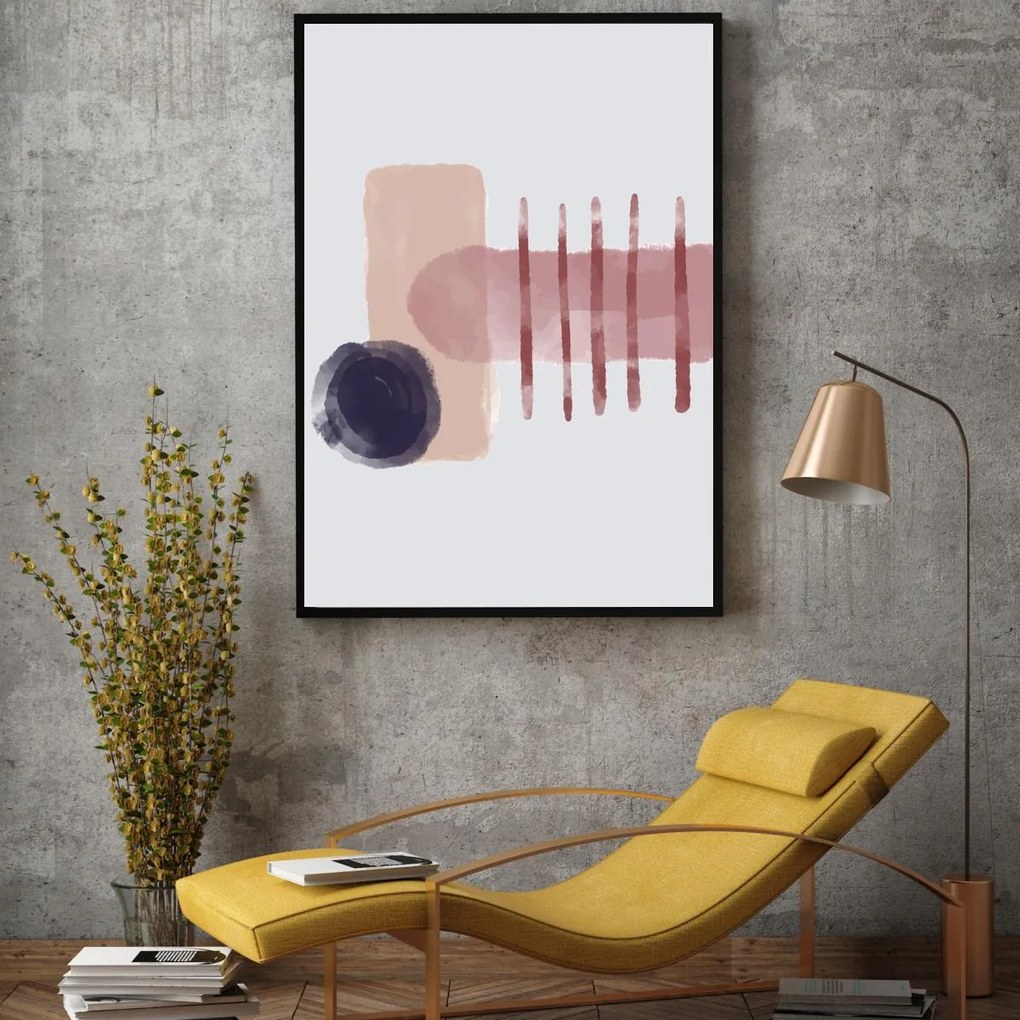 Poster - Abstracție pictată (A4)