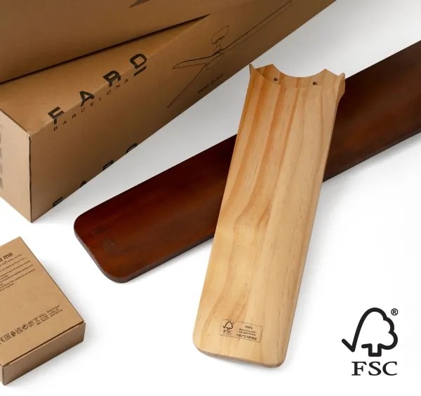 FARO 34277WT-11L - Ventilator KLIM M 1xE27/15W/230V nuc/ negru Ø125 cm WT+DO