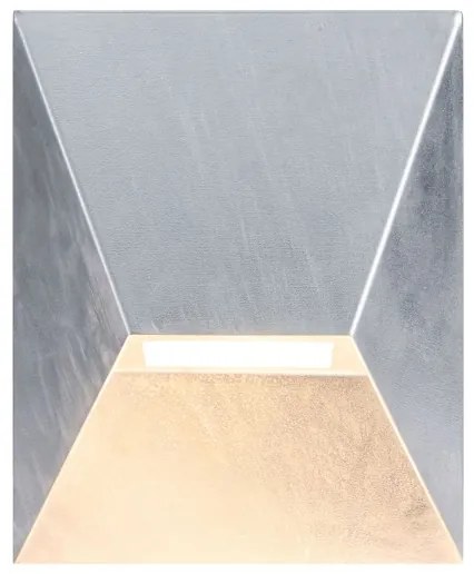 Nordlux - Aplică de exterior PONTIO 1xGU10/25W/230V IP54 argintie