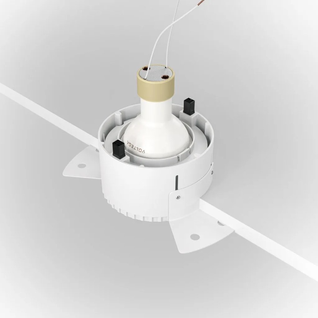 Spot incastrabil design tehnic Share alb 7,5cm