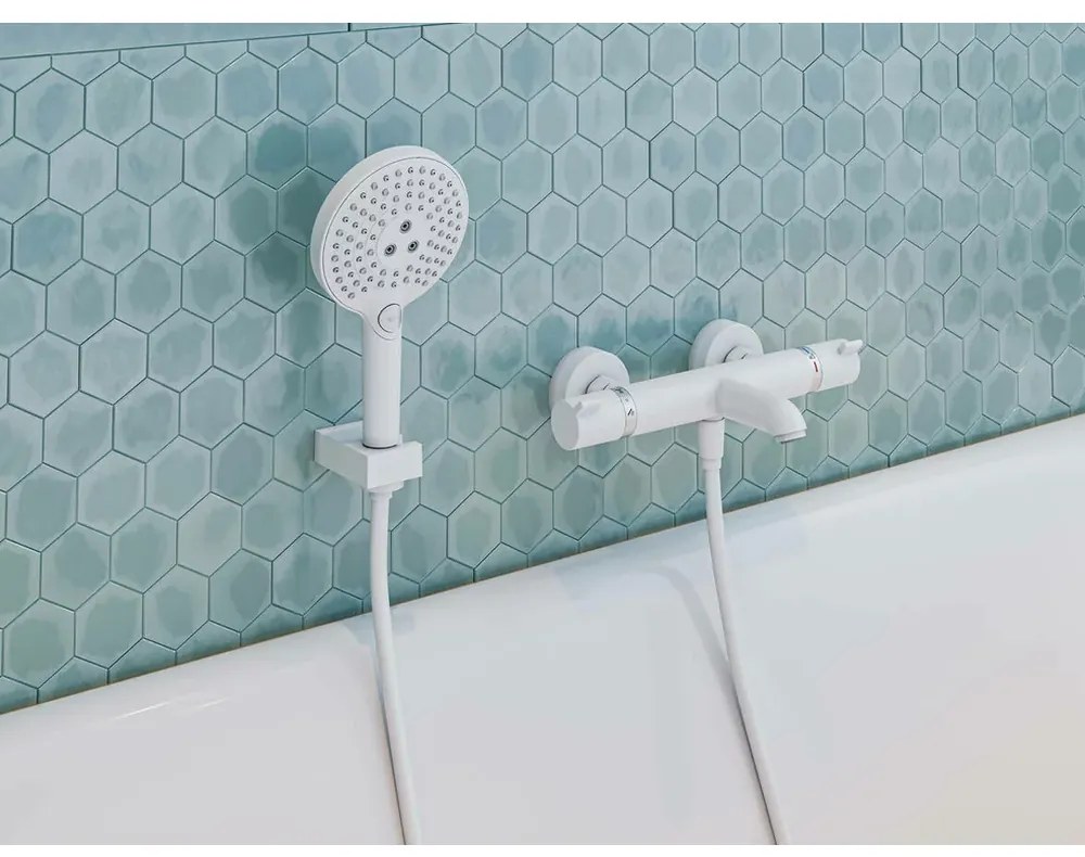 Para dus culoare alb mat Hansgrohe, Raindance Select S Alb mat