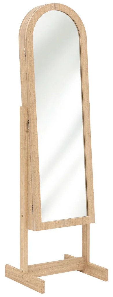 Dulap de bijuterii cu oglinda SOLEYA, 42 x 37,5 x 145 cm