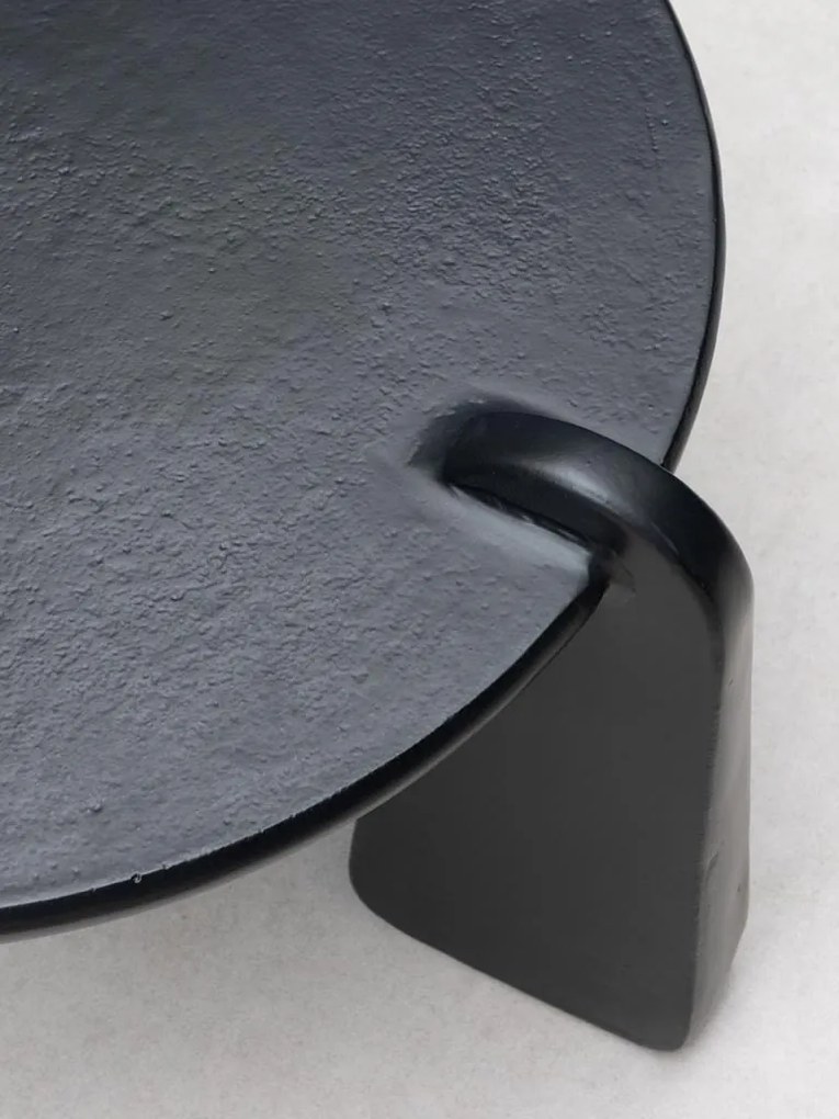 Masuta de cafea, rotunda, din aluminiu, Carnac