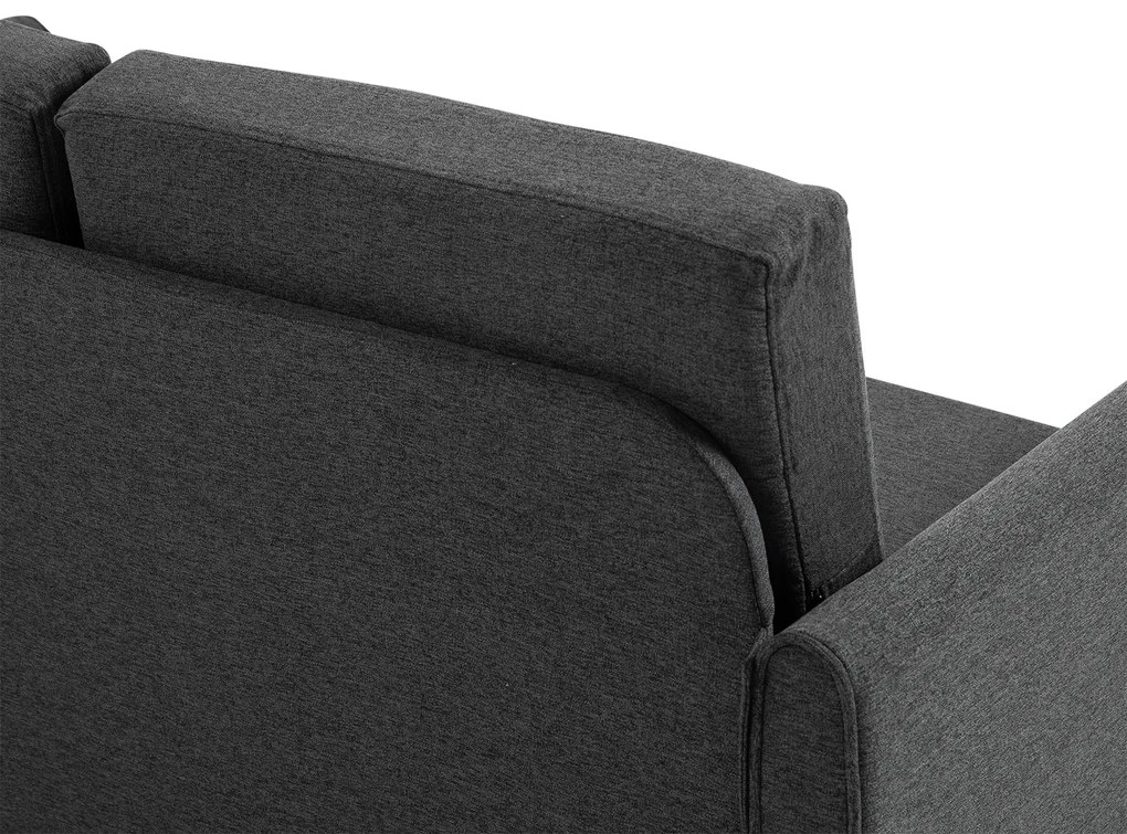 HOMCOM canapea 2 locuri tapitata compacta confortabila 141x70x78cm gri | Aosom Romania