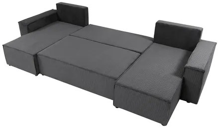 Colțar în formă de U Kasuna U (Verde închis + Negru) (cu sp. depozitare). Promo -17%. 1104908
