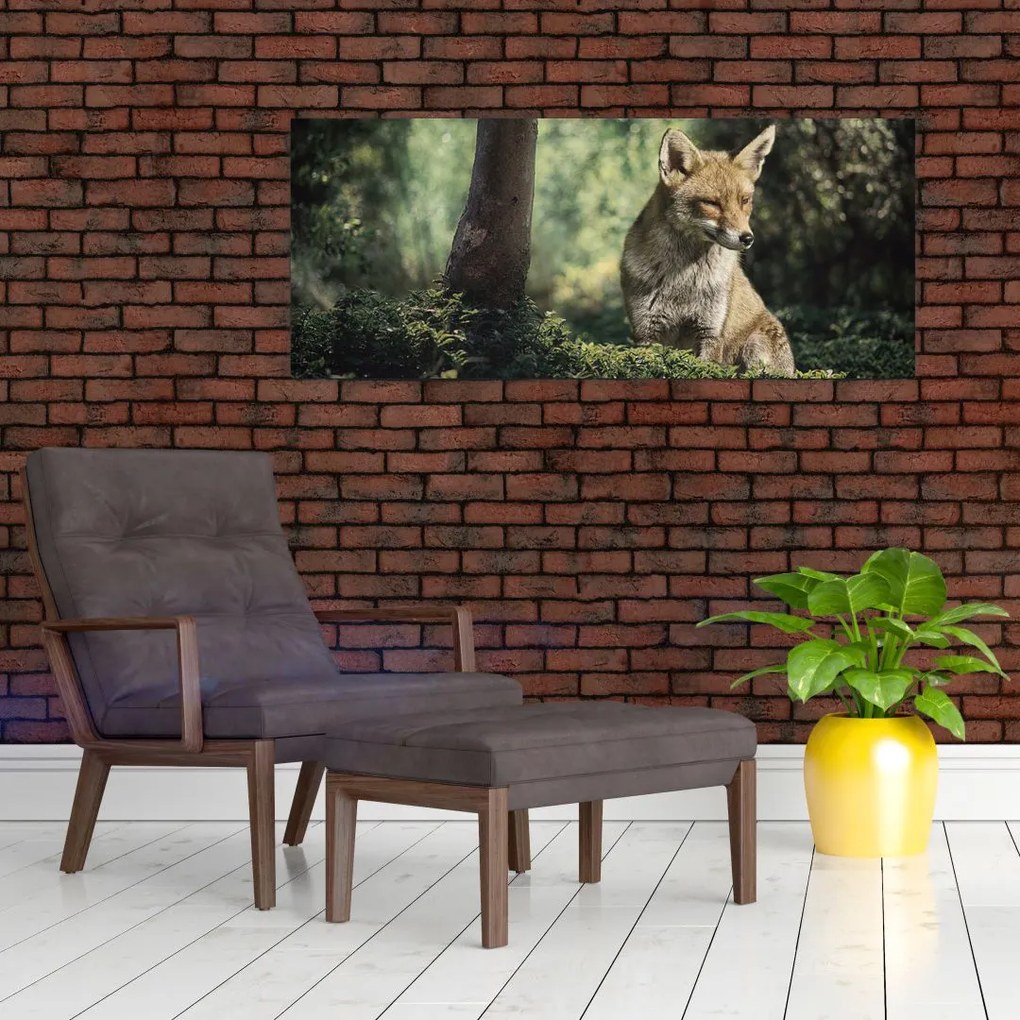 Tablou cu vulpe (120x50 cm)