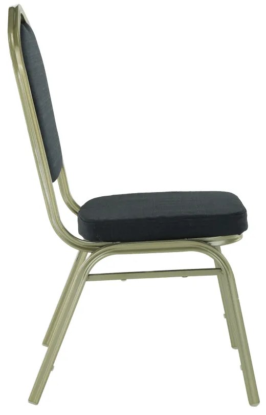 Scaun de sufragerie Zoni (gri + șampanie). 794706