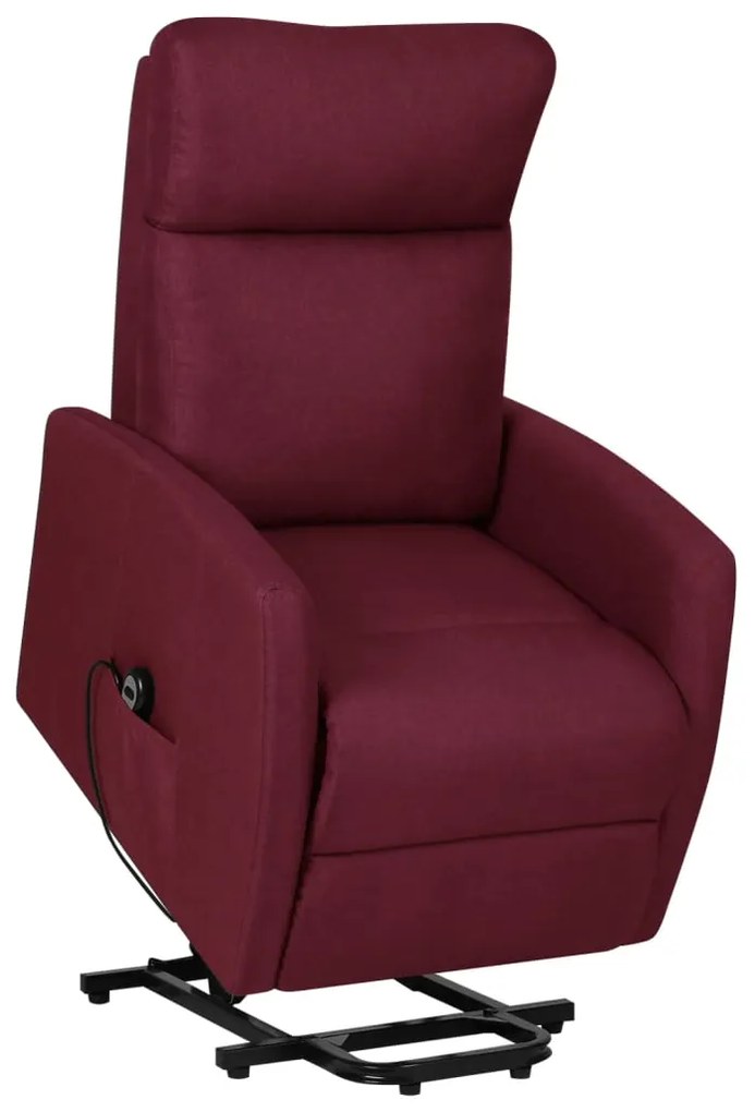 Fotoliu rabatabil vertical, violet, material textil
