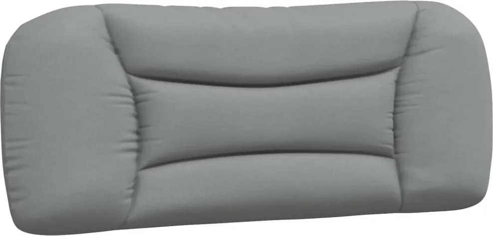 vidaXL Pernă tăblie de pat, Hvar, gri deschis, 100 cm, material textil