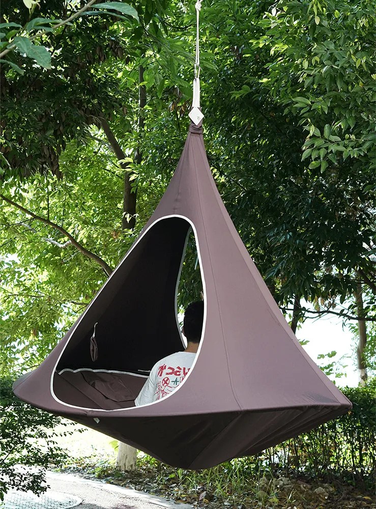 Scaun suspendabil balansoar, gri maro TAUPE, KLORIN NEW TYP 2 BIG SIZE