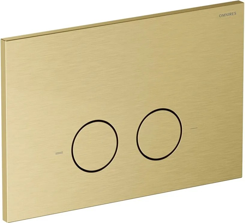 Clapeta de actionare Omnires Steel-R45 finisaj alama periata