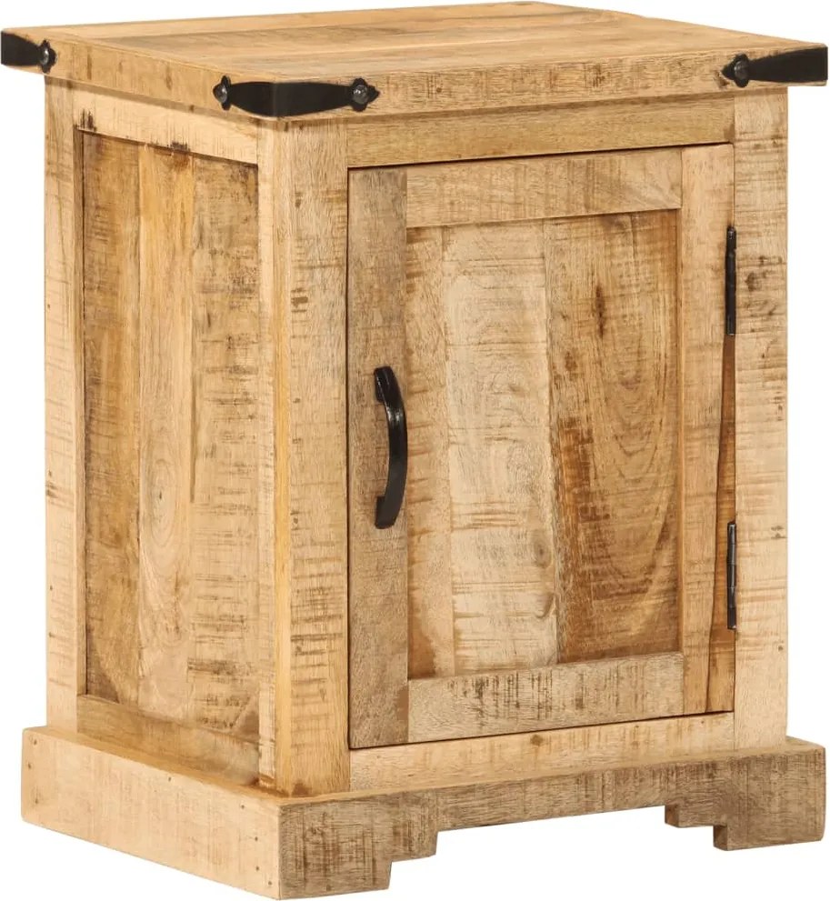 vidaXL Noptieră, 40x35x50 cm, lemn masiv de mango